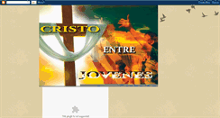 Desktop Screenshot of cristoentrejovenes.blogspot.com