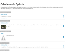 Tablet Screenshot of caballerosdecydonia.blogspot.com