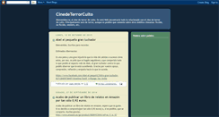 Desktop Screenshot of cinedeterrorculto.blogspot.com