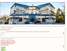 Tablet Screenshot of colegiomarcote.blogspot.com