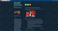 Desktop Screenshot of lawandhumanitiesroma3.blogspot.com