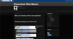 Desktop Screenshot of ehetesham.blogspot.com