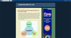 Desktop Screenshot of leadershipskillsforlife.blogspot.com