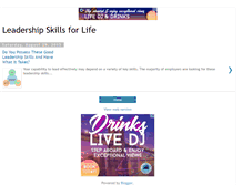 Tablet Screenshot of leadershipskillsforlife.blogspot.com
