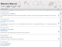 Tablet Screenshot of maestro-marcos.blogspot.com