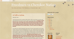 Desktop Screenshot of freedmenvscherokeenation.blogspot.com