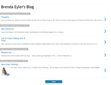 Tablet Screenshot of brendaeyler.blogspot.com