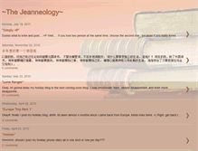 Tablet Screenshot of jeanneology.blogspot.com