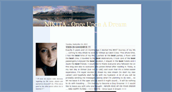 Desktop Screenshot of nikita-onceuponadream.blogspot.com