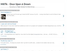 Tablet Screenshot of nikita-onceuponadream.blogspot.com