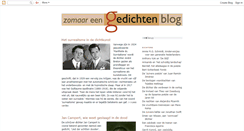 Desktop Screenshot of gedichten-blog.blogspot.com