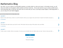 Tablet Screenshot of mathsblog.blogspot.com