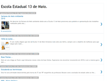 Tablet Screenshot of escolaestadual13demaio.blogspot.com
