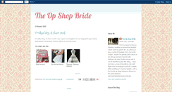 Desktop Screenshot of opshopbride.blogspot.com