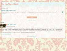 Tablet Screenshot of opshopbride.blogspot.com