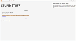 Desktop Screenshot of morestupidads.blogspot.com