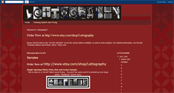 Desktop Screenshot of lettography.blogspot.com