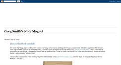 Desktop Screenshot of notemagnet.blogspot.com