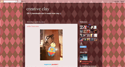 Desktop Screenshot of creativetheclay.blogspot.com