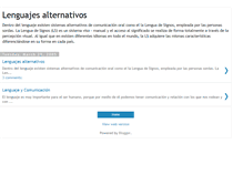 Tablet Screenshot of lenguajeycomunicacion.blogspot.com