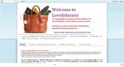 Desktop Screenshot of lovelyluxurybag.blogspot.com