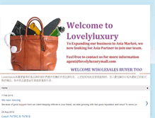 Tablet Screenshot of lovelyluxurybag.blogspot.com