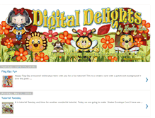 Tablet Screenshot of digitaldelightsbyloubylootutorials.blogspot.com