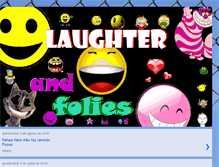 Tablet Screenshot of laughterandfolies-risadas-loucuras.blogspot.com