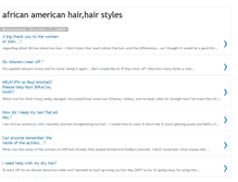 Tablet Screenshot of 4african-american-hair.blogspot.com