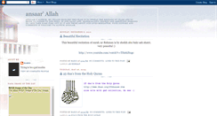 Desktop Screenshot of ansaarallah.blogspot.com