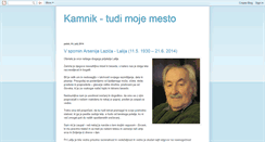 Desktop Screenshot of kamnik.blogspot.com