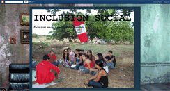 Desktop Screenshot of inclusion-peru.blogspot.com