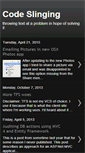 Mobile Screenshot of codeslinging.blogspot.com