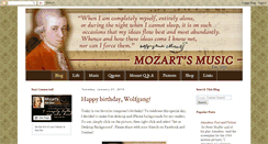 Desktop Screenshot of mozartsmusic.blogspot.com