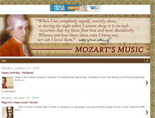 Tablet Screenshot of mozartsmusic.blogspot.com