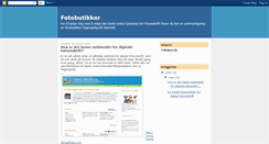 Desktop Screenshot of fotobutikker.blogspot.com