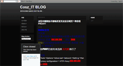 Desktop Screenshot of cosz-it.blogspot.com
