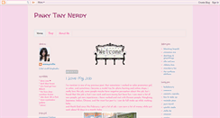 Desktop Screenshot of pinkytinynerdy.blogspot.com