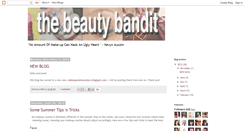 Desktop Screenshot of beautybandit.blogspot.com