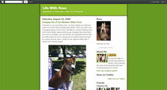 Desktop Screenshot of lifewithroux.blogspot.com