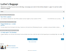 Tablet Screenshot of luthersbaggage.blogspot.com
