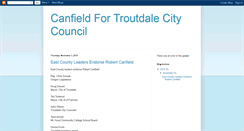 Desktop Screenshot of canfieldfortroutdale.blogspot.com