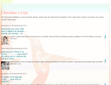 Tablet Screenshot of chocolateecaju.blogspot.com