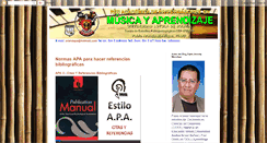 Desktop Screenshot of musicayaprendizaje.blogspot.com