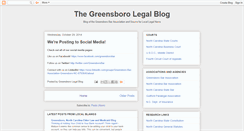 Desktop Screenshot of greensborolaw.blogspot.com