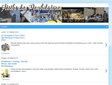 Tablet Screenshot of fisika-dan-pembelajaran.blogspot.com