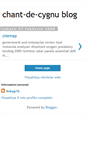 Mobile Screenshot of chant-de-cygnu.blogspot.com