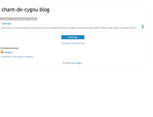 Tablet Screenshot of chant-de-cygnu.blogspot.com