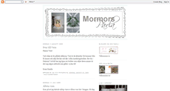 Desktop Screenshot of mormorsparla.blogspot.com