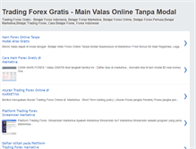 Tablet Screenshot of gratis-forex.blogspot.com